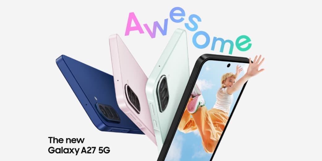 Samsung Galaxy A27 5G promotional image from Samsung.com.