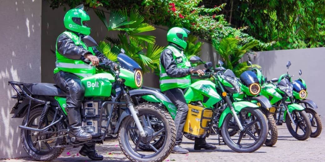 Bolt boda-boda e-brike riders in Nairobi, Kenya