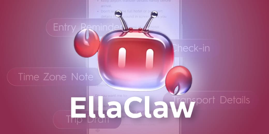 TECNO EllaClaw agentic AI graphic by Vincenz Lee for GadgetMatch.